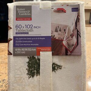 Better Homes & Gardens "Heritage" Christmas Holiday 60x102 Tablecloth